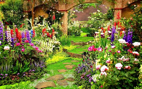 Spring Garden Desktop Wallpapers - Top Free Spring Garden Desktop ...