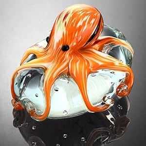 SPI Home Art Glass Orange Octopus Paperweight : Amazon.in: Office Products