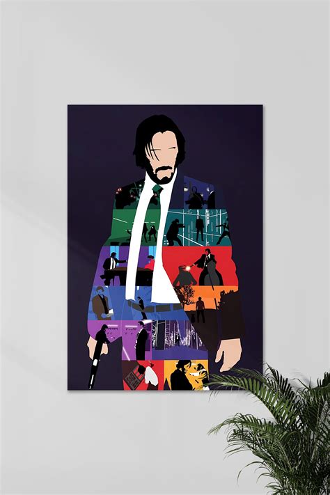 JOHN WICK All in One VECTOR | JW | Movie Poster – Posterized