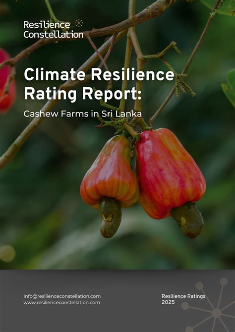 Climate Resilience Rating Report: Cashew Farms in Sri Lanka - Resilience Constellation