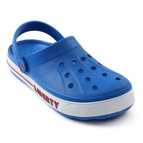 Buy A-HA Blue Casual Slip-on Clogs For Men LITEWALK By Liberty