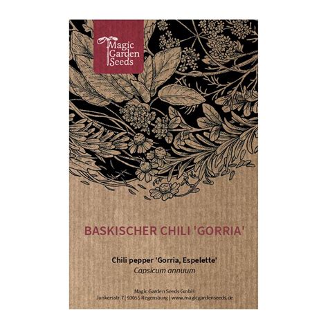 Chili Pepper 'Gorria / Espelette' (Capsicum annuum) seeds