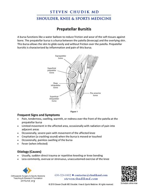 Prepatellar Bursitis