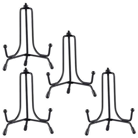 Mocoosy 4 Pack Improved Anti-Slip Plate Stands for Display, 4 Inch ...