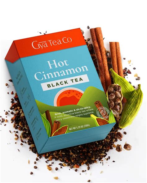 Amazon.com : Gya Tea Co Hot Cinnamon Black Tea Loose Leaf - Cinnamon ...