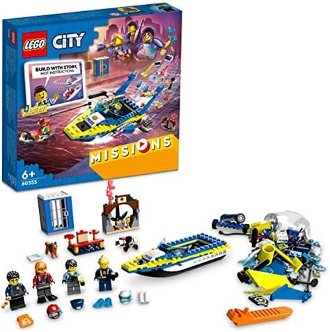 LEGO City Water Police Detective Missions 60355 Building Kit (278 ...