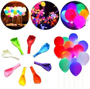 Flipkart.com | Daily Fest Solid 40 Pack LED Light Up Balloons, Flashing ...