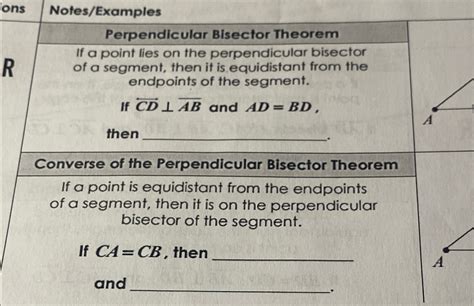 Image result for Perpendicular Bisector Theorem