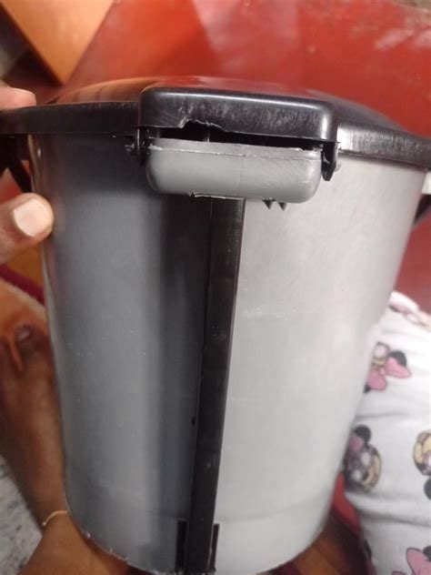 Kuber Industries Pedal Dustbin With Handle|Plastic Small Bin For Office ...