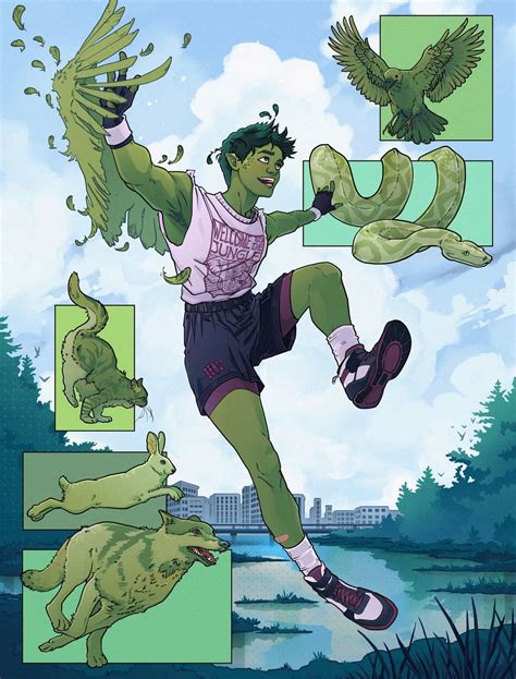 Pin by Tanna on Teen titans in 2025 | Beast boy, Teen titans fanart ...
