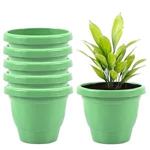 Kuber Industries 6 Pcs Flower Pots for Garden & Planters for Home Decor ...