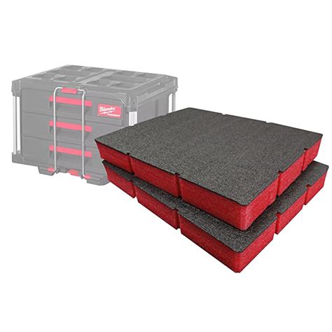 Buy Shadow Foam Easy Peel – Foam Inserts for Milwaukee Packout Drawer ...