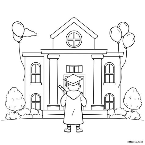 Free Printable Graduation Coloring Pages