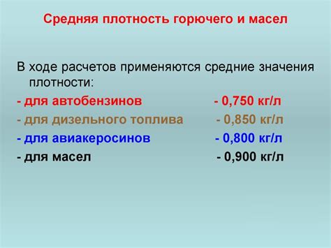 Калькулятор перевода топлива