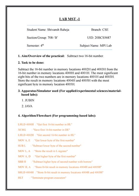 LAB MST MPI - LAB MST MPI - LAB MST - Student Name: Shivansh Raheja ...