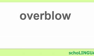 Image result for overblow