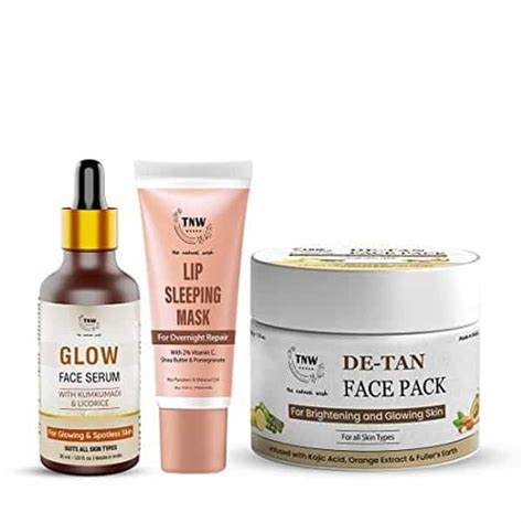Buy TNW-THE NATURAL WASH SKIN & LIP CARE COMBO WITH GLOW FACE SERUM, DE ...