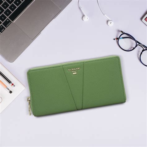 Franzy Leather Ladies Wallet - Kiwi – Da Milano