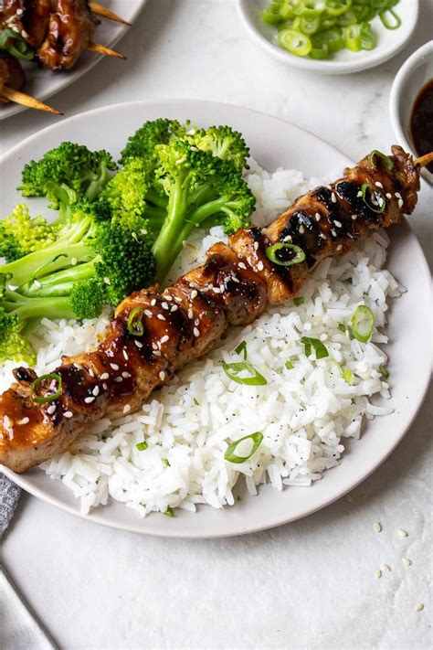 Teriyaki Chicken Skewers Recipe - Imagelien