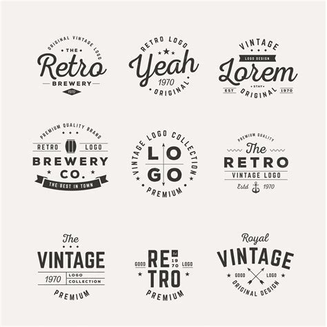 Vintage Business Logo 的图像结果