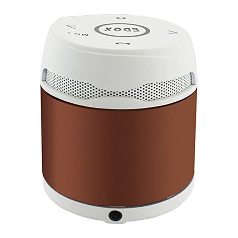 EDOX ED-021 Stereo Power Subwoofer Super Bass Bluetooth Speaker Brown ...