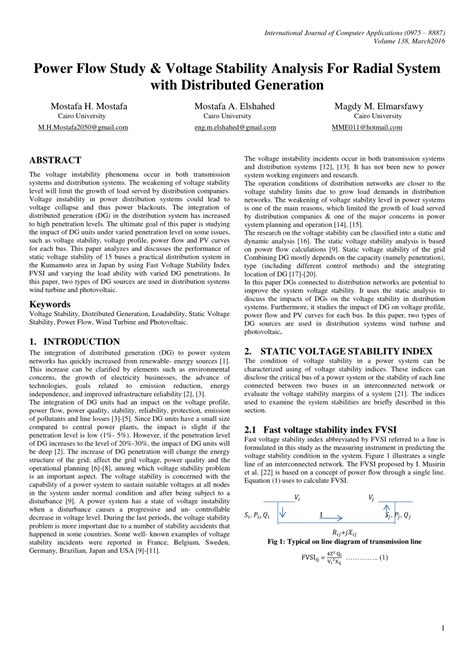 Power-Flow Study 的图像结果