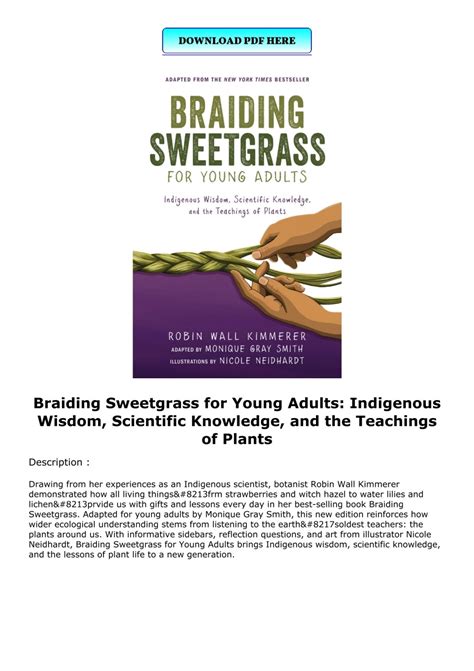 [PDF] Braiding Sweetgrass for Young Adults: Indigenous Wisdom, Scienti