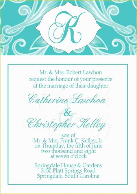 Microsoft Word Invitation Templates Free Of Invitation Word Templates Free Wedding Invitation ...