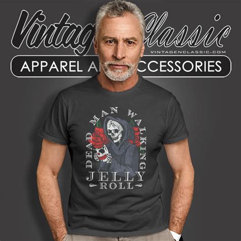 Jelly Roll Shirt Dead Man Walking - Vintagenclassic Tee