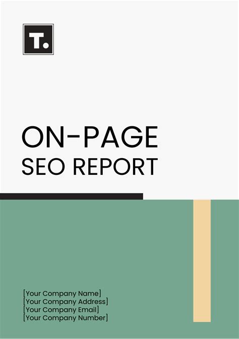 Free SEO Report Templates to Edit Online and Print