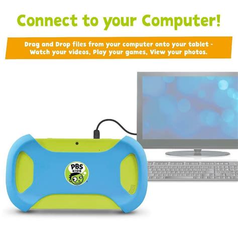 Pbs Kids 7" Hd Educational Playtime Kid-Safe Tablet With Android 6.0 ...