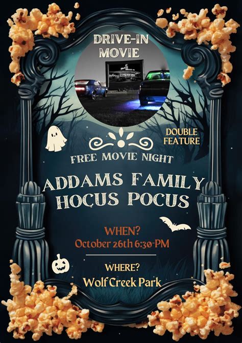 FREE Halloween Movie Night at Wolf Creek | City of Grove Oklahoma