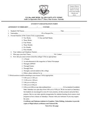 Bell Admission Form - Bell Institute Of Technology - Bellinstitute Ac ...