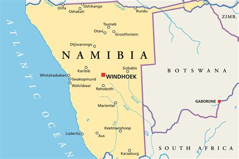 What is the Capital of Namibia? | Mappr