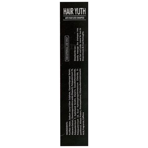 Hair Yuth Anti Hair Loss Shampoo 200 ml Price, Uses, Side Effects ...