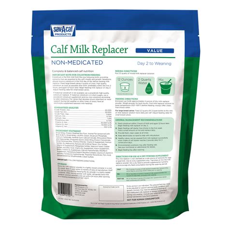 Value Calf Milk Replacer | Sav-A-Caf®