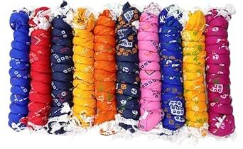 Nakoda Creation Cotton Blend Printed Dupatta For Women,Pack of 10 ...