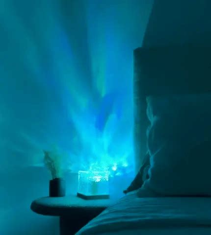 Cute 16 Color Rotating Ocean Night Lamp with Remote | Northern Lights ...