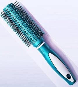 SHAGGY Fantastic Blue color Round Rolling Curling Comb Hair Brush For ...