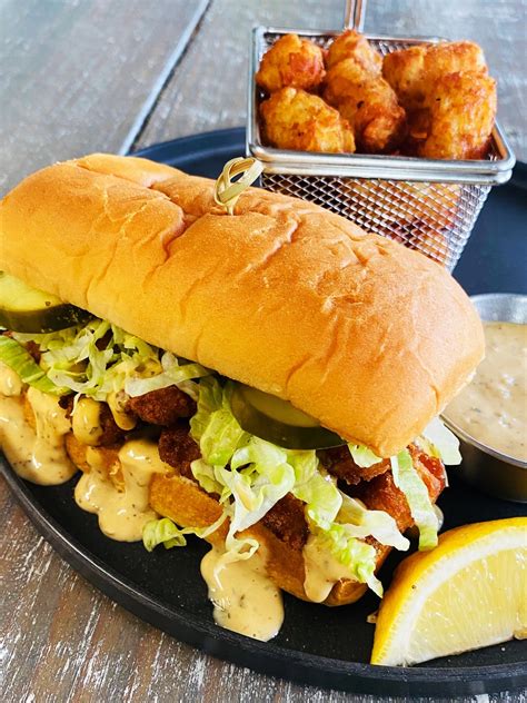 Shrimp Poor Boy Sandwich