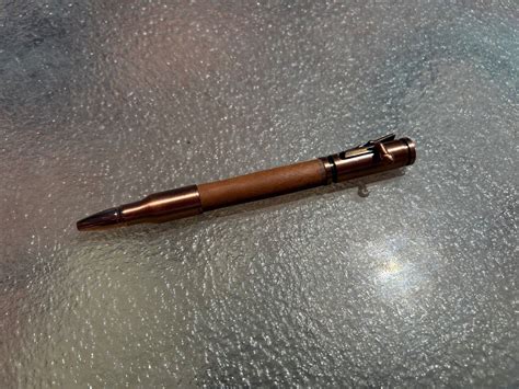 Handmade in USA 30 Caliber Bolt Action Rifle Pen in Gun Metal Finish ...