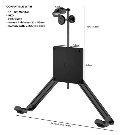 VESA Adapter Fixing Bracket Monitor Holder Support 17 to 27 INCH NO ...