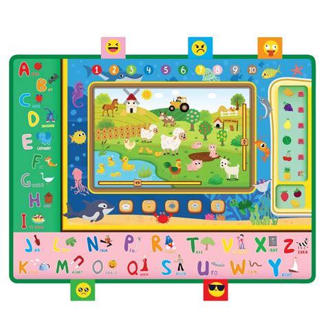 Buy Baby Mat for Floor,Plush Baby Crawling Mat ABC Playmat for Babies ...