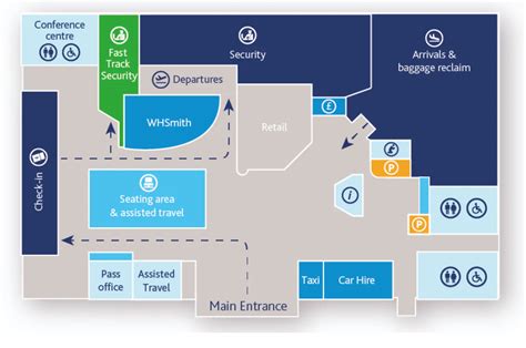 George Best Belfast City Airport Terminal Map (2025-2024) - All Maps