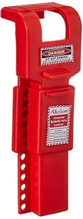 Aktion Safety Butterfly Valve Lockout Device AK-BFL-16, Red (Pack of 1 ...