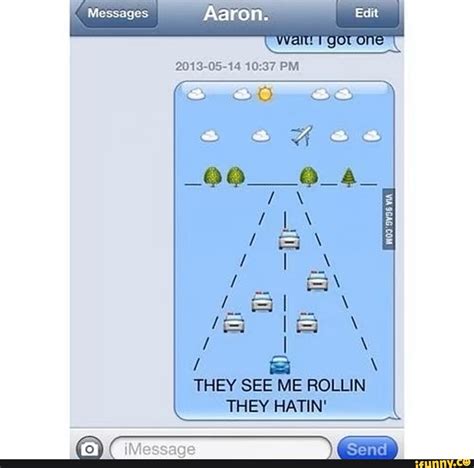 They See Me Rollin They Hatin Emoji