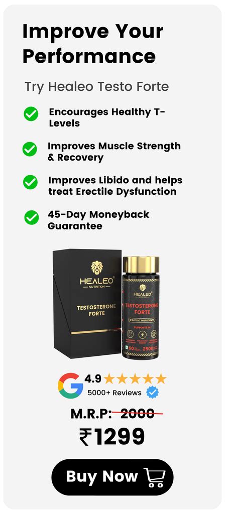 10 Proven Ways to Naturally Increase Testosterone Levels | Healeo Nutrition