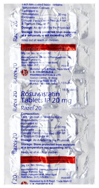 Razel 20 Mg Tablet 15 - Uses, Side Effects, Dosage, Price | Truemeds