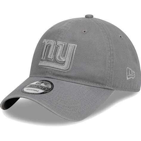Men's New Era Gray New York Giants Color Pack 9TWENTY Adjustable Hat ...