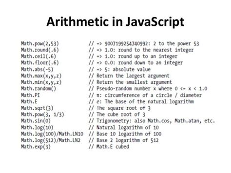 Image result for JavaScript Arithmetic